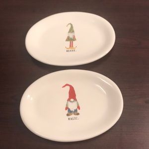 Rae Dunn Christmas gnome ovals